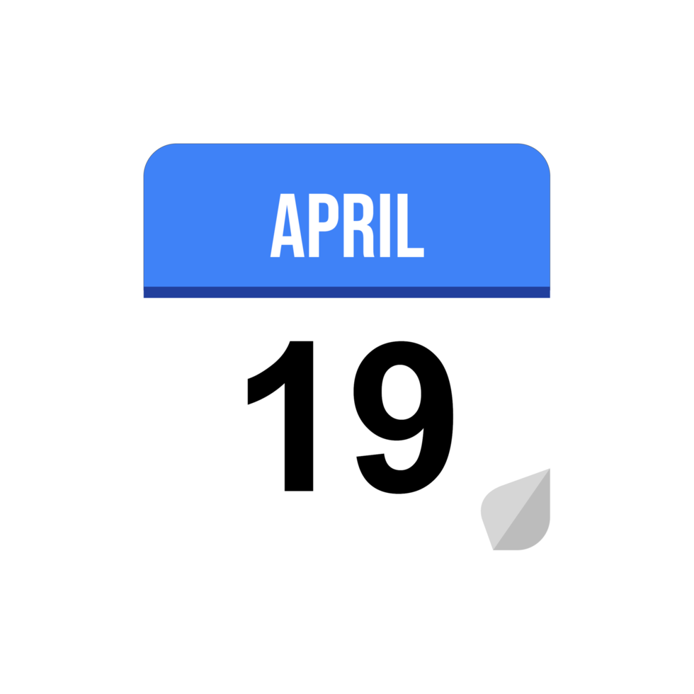 19. April png