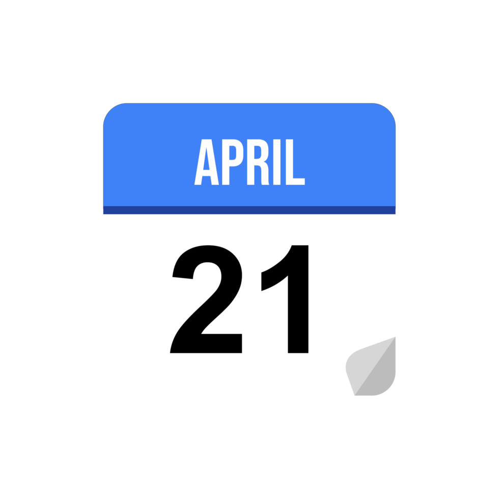 21. April png