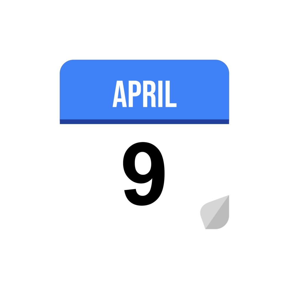 9. April png