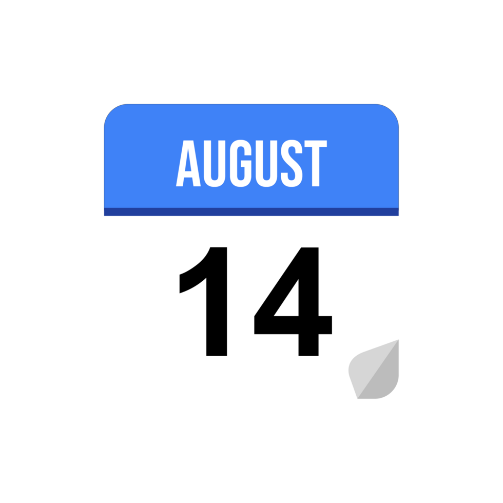 14. August png 17059441 PNG