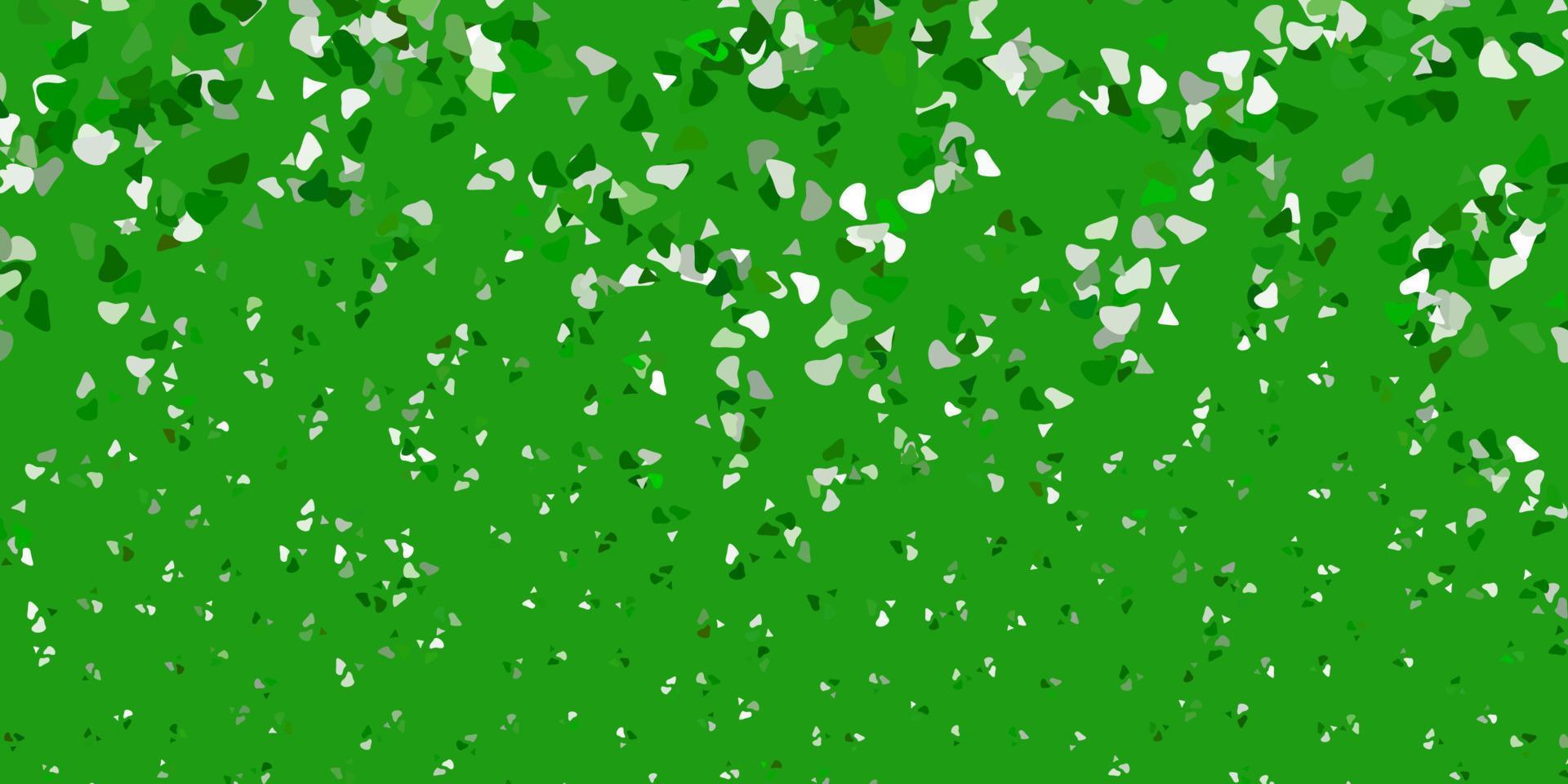 Light green vector template with abstract forms.