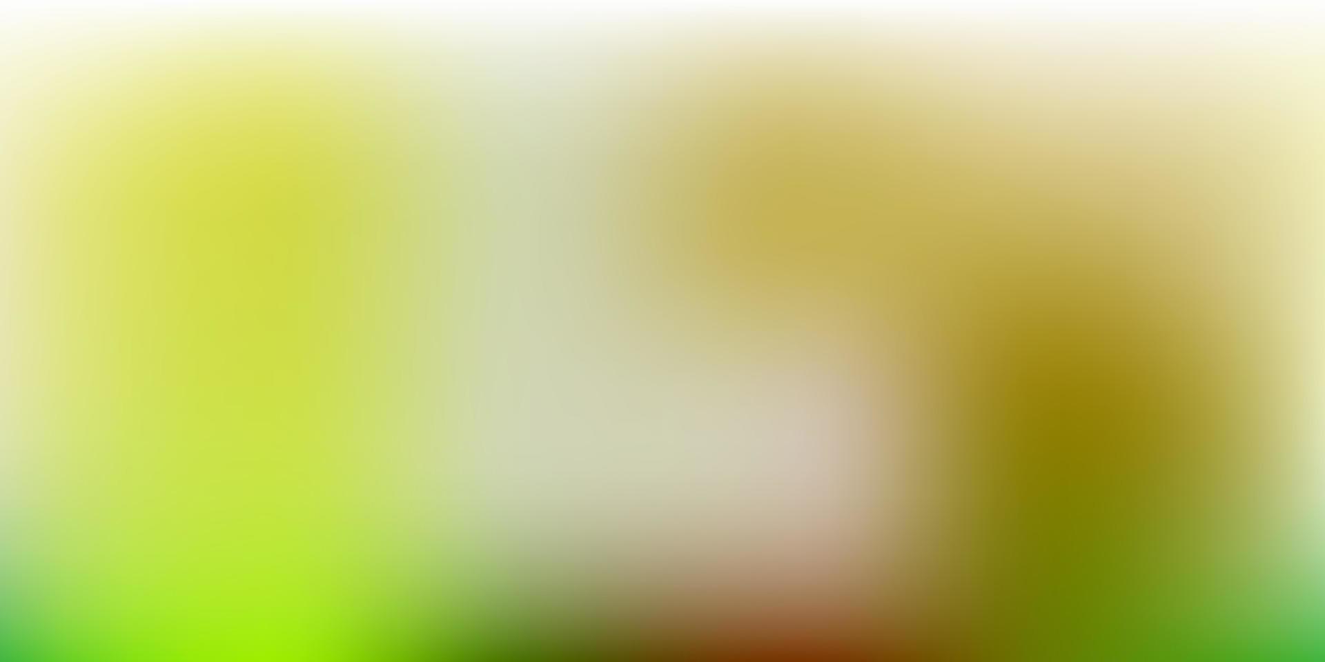 Dark Green, Yellow vector abstract blur pattern.