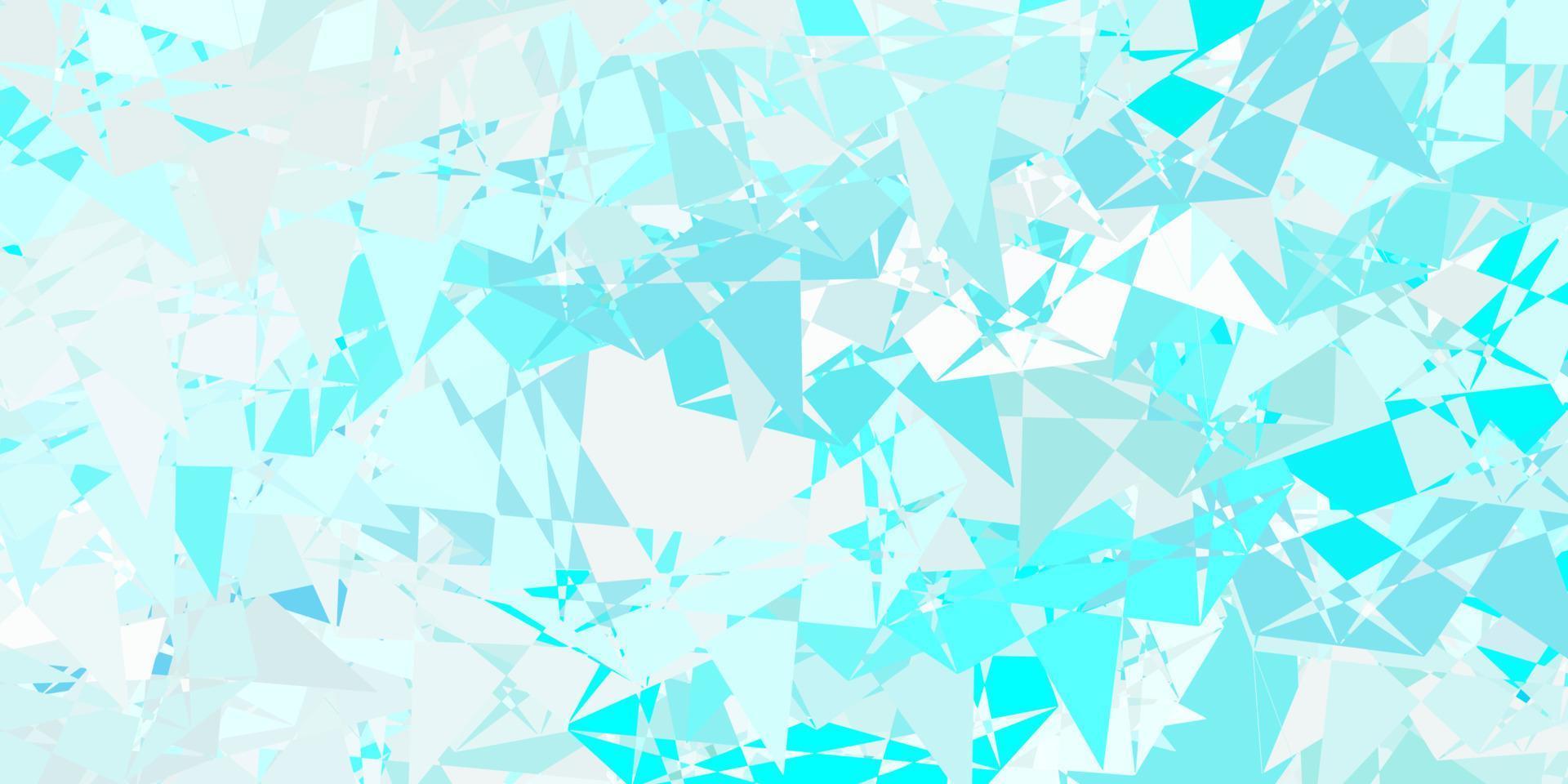 Light BLUE vector backdrop with triangles, lines.