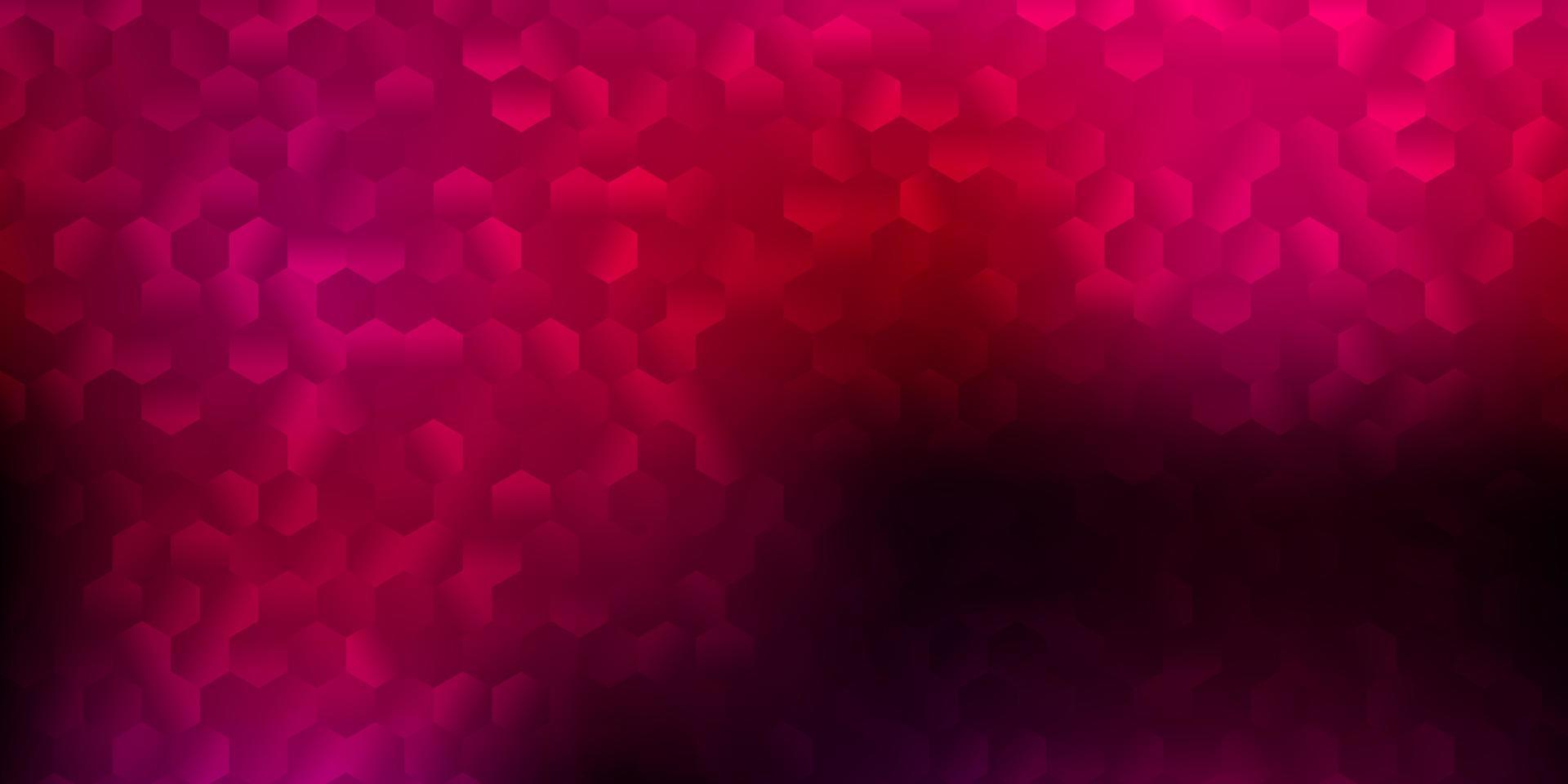 Dark pink vector template in a hexagonal style.