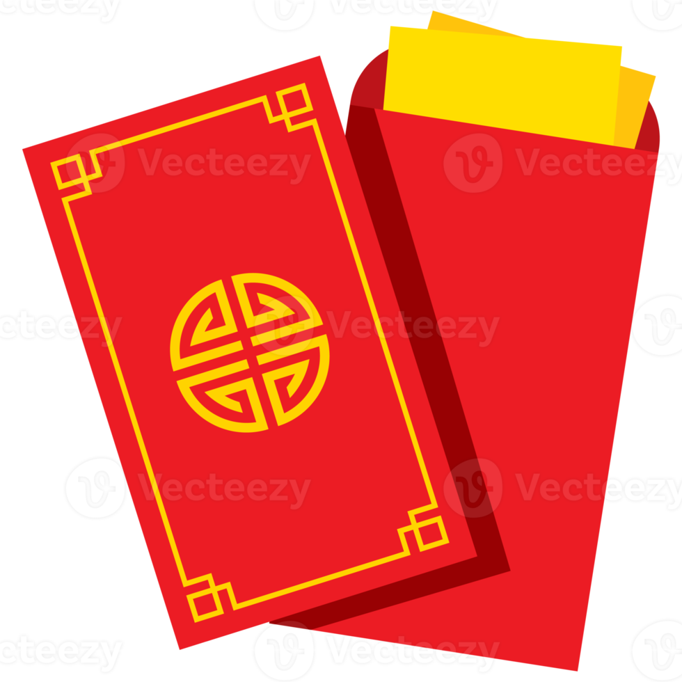 Ang pao for chinese new year decoration traditional icon symbols png