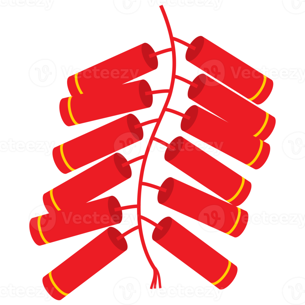 feuerwerkskörper für chinesische neujahrsdekoration traditionelle symbolsymbole png