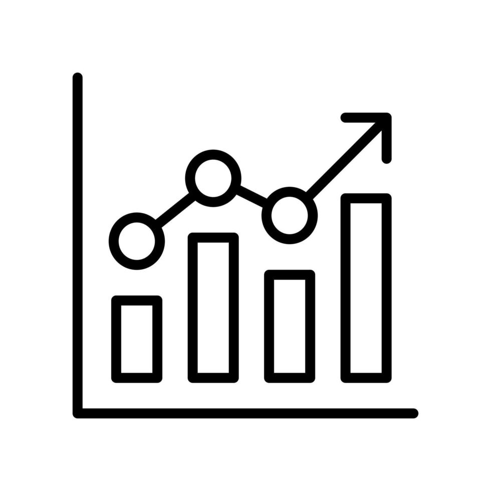 business line icon vector illustration