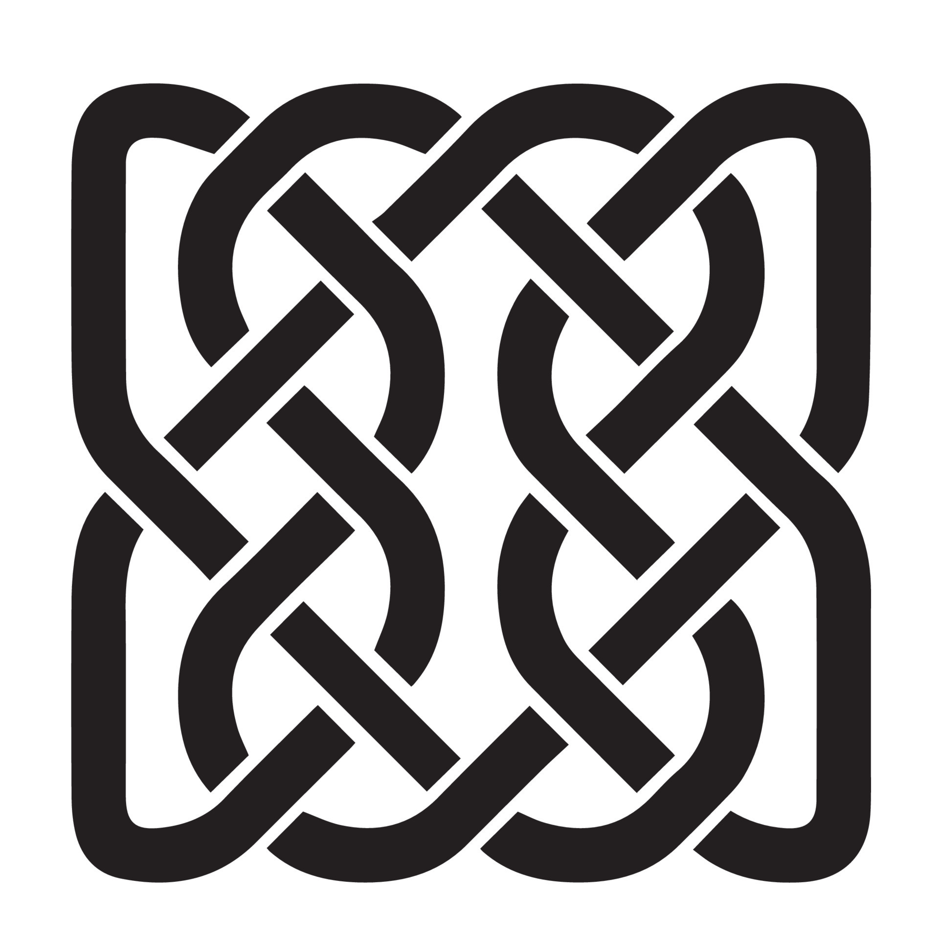 Celtic knot ornament. Vector knot pattern. 17061732 Vector Art at Vecteezy