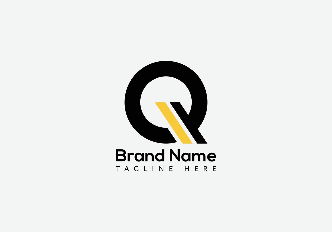 Abstract Q initial modern letter logo design vector