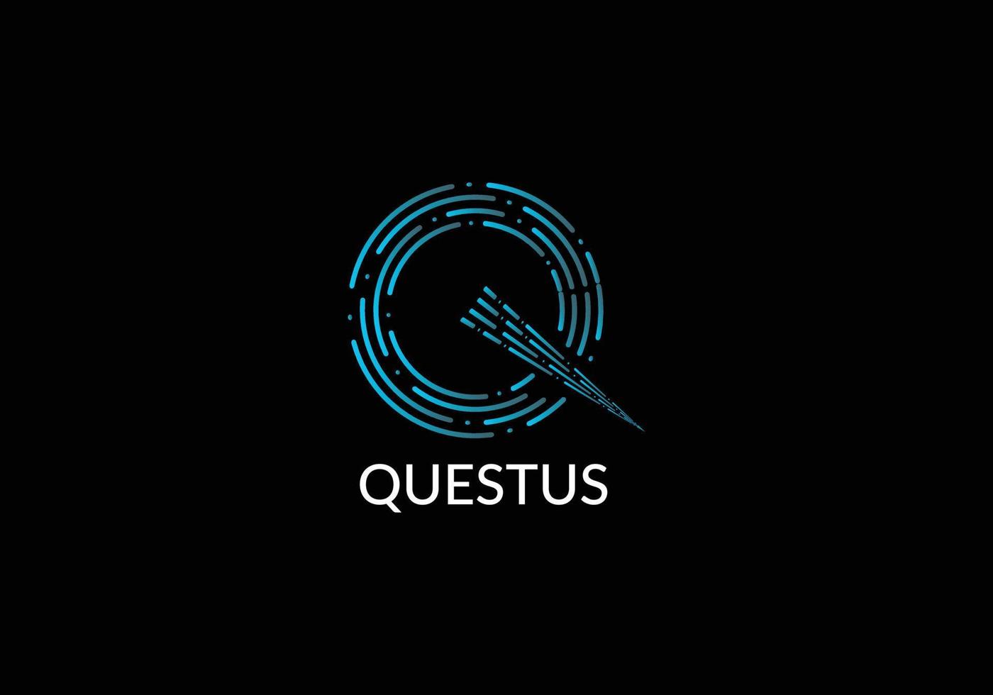 Questus Abstract Q initial modern letter logo design vector