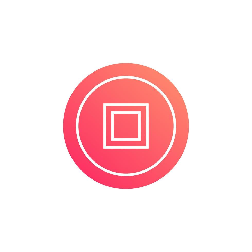 coin chinese vector for website symbol icon presentation