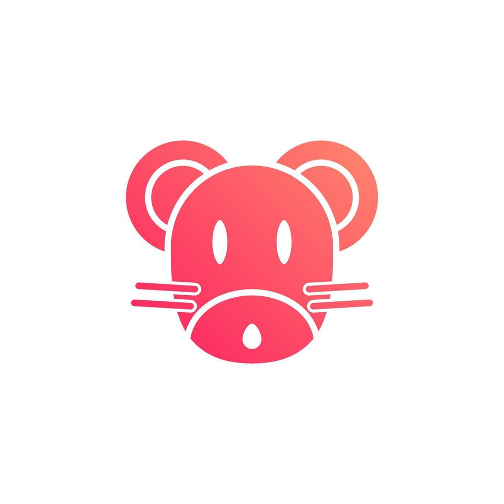 rat zodiac vector for website symbol icon presentation