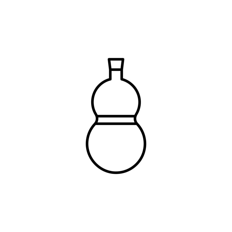bottle chinese vector for website symbol icon presentation