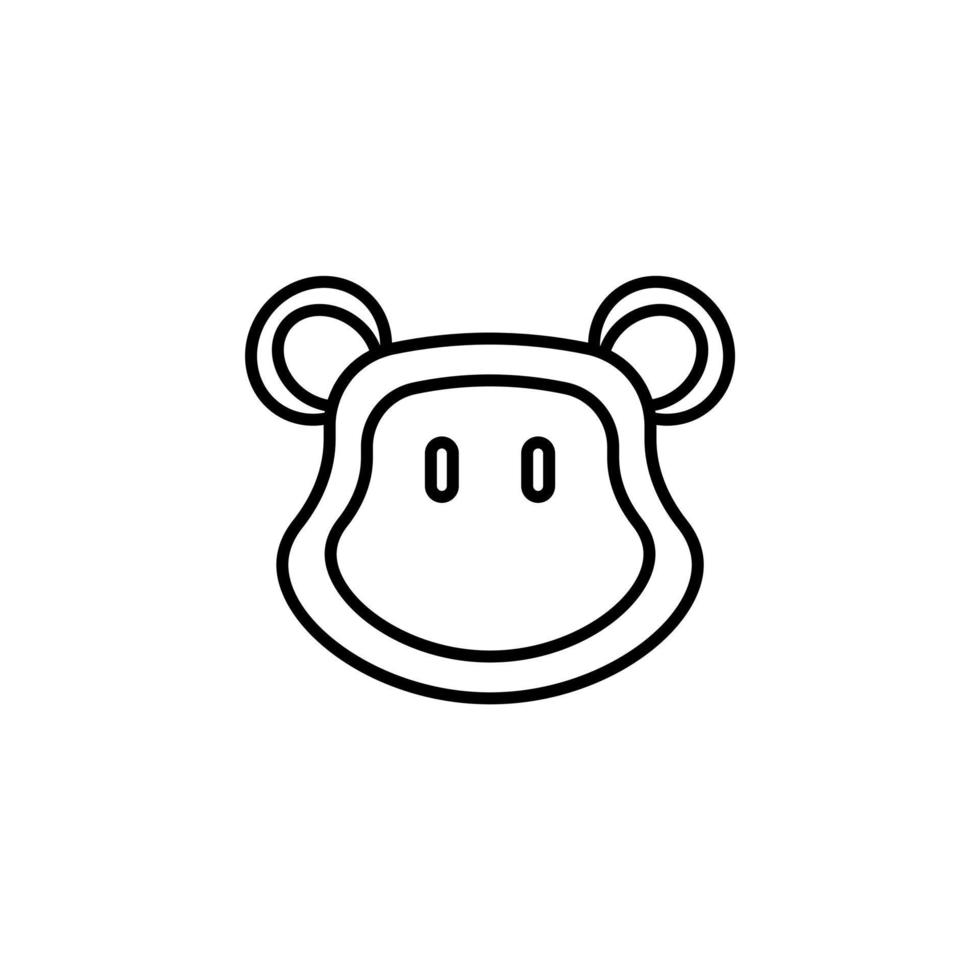 vector del zodiaco del mono para la presentación del icono del símbolo del sitio web