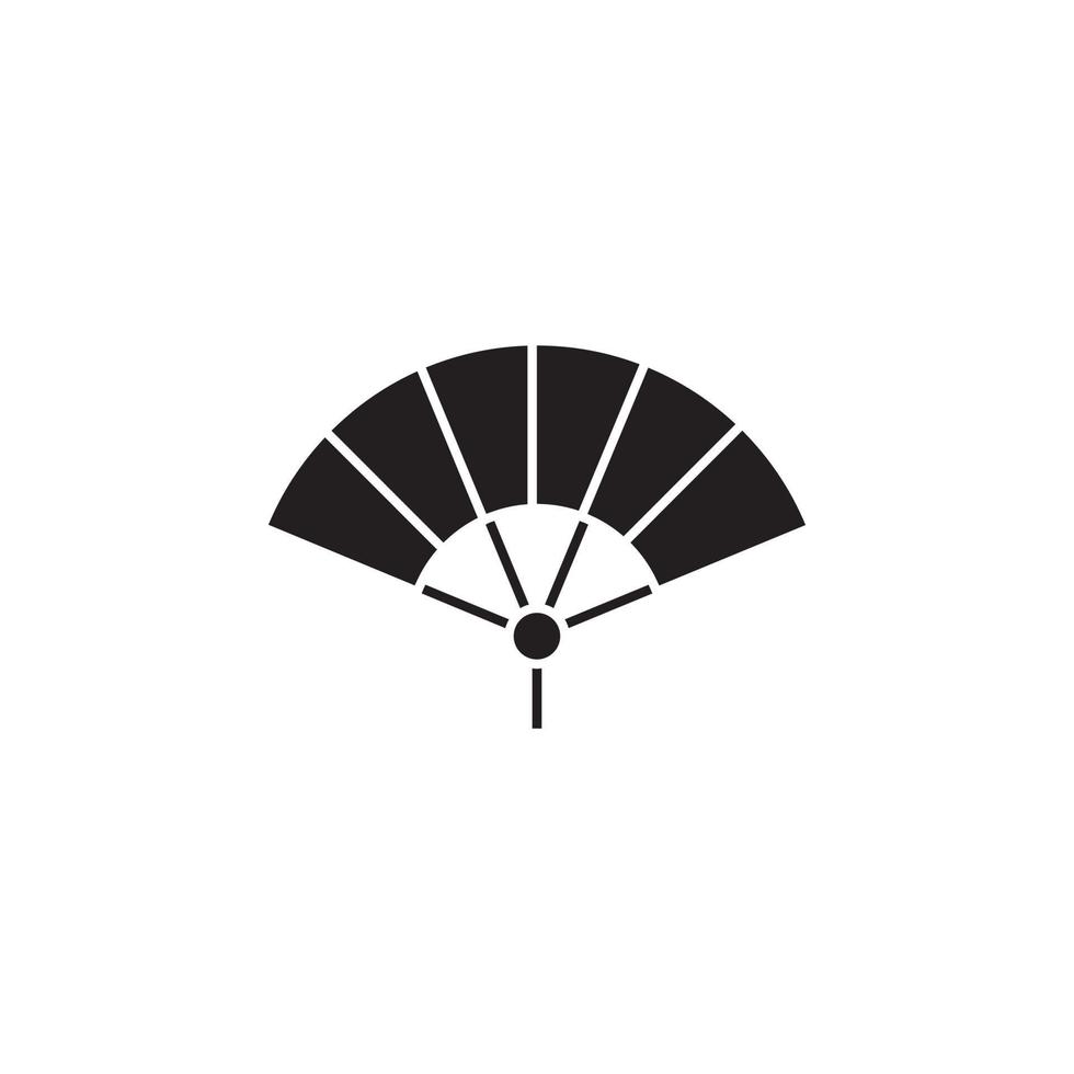 hand fan vector for website symbol icon presentation