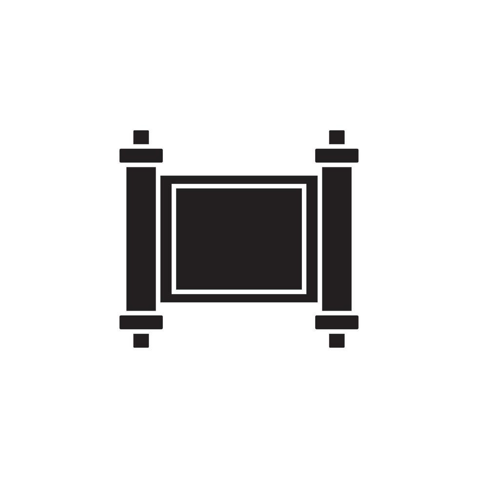 chinese scroll vector for website symbol icon presentation