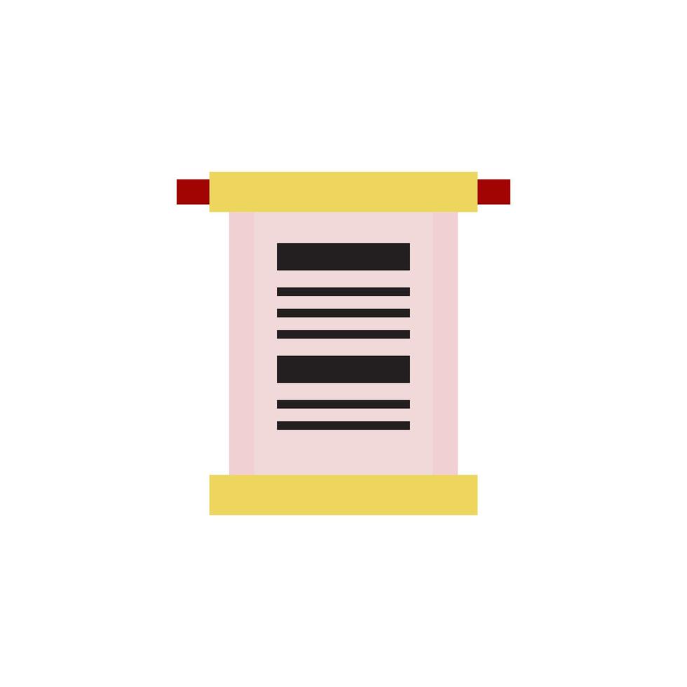 chinese scroll vector for website symbol icon presentation