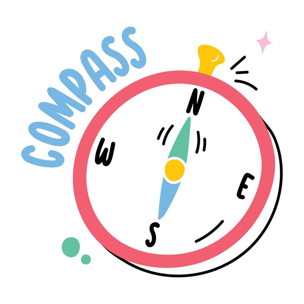 Trendy Compass Concepts vector