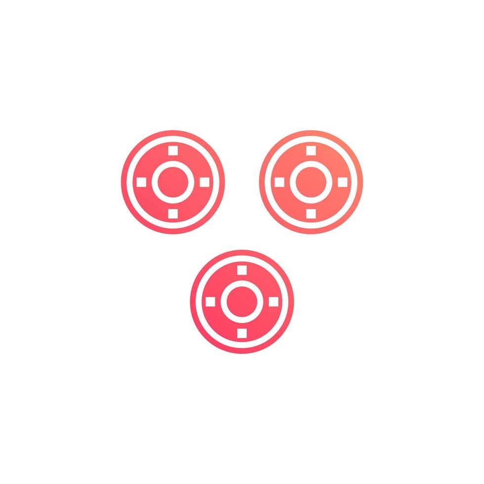 coin chinese vector for website symbol icon presentation