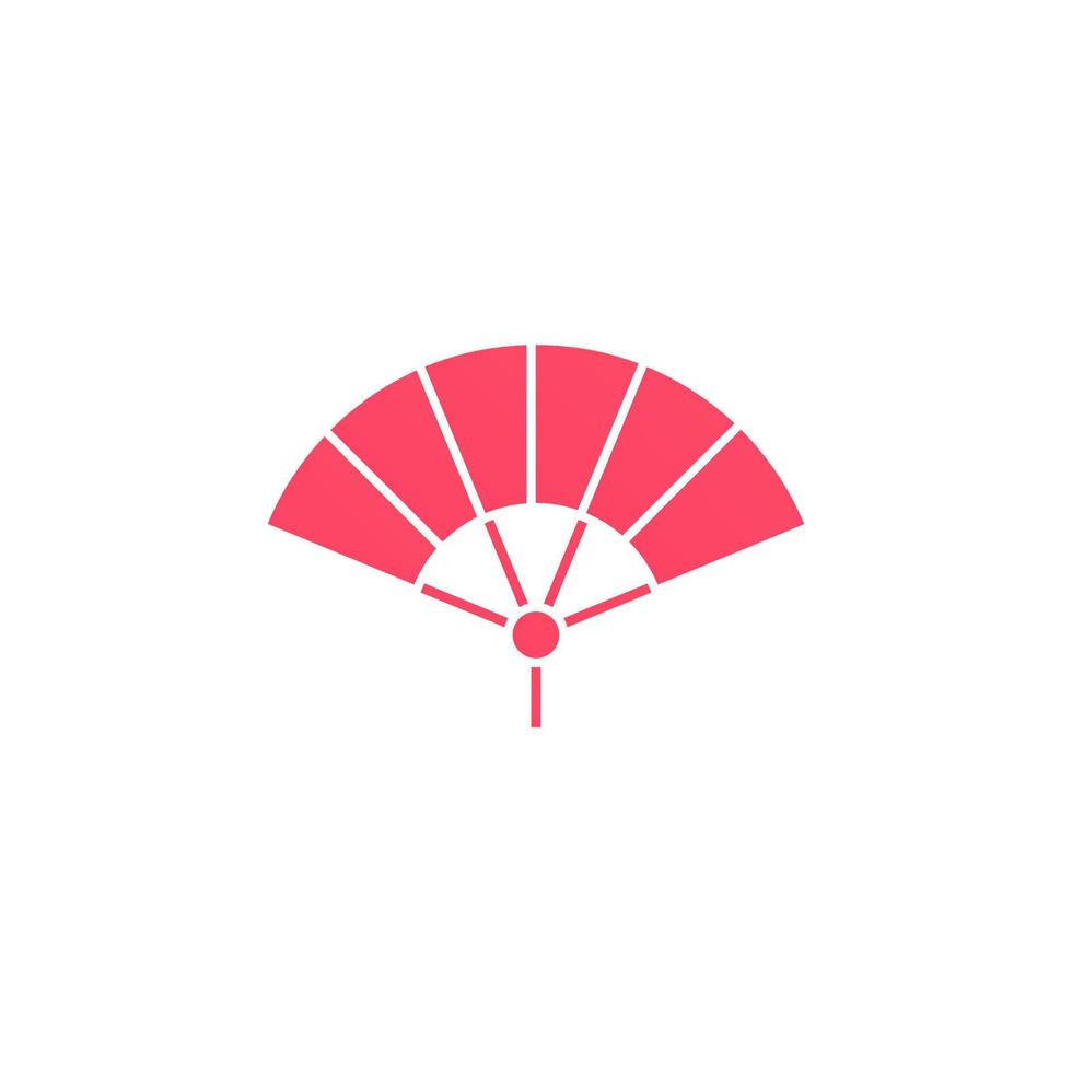 hand fan vector for website symbol icon presentation