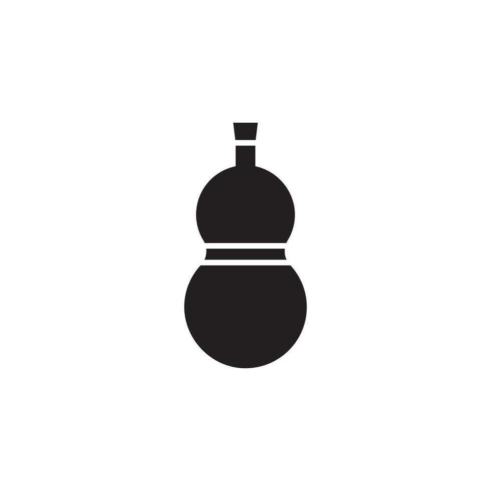 vector chino de botella para presentación de icono de símbolo de sitio web
