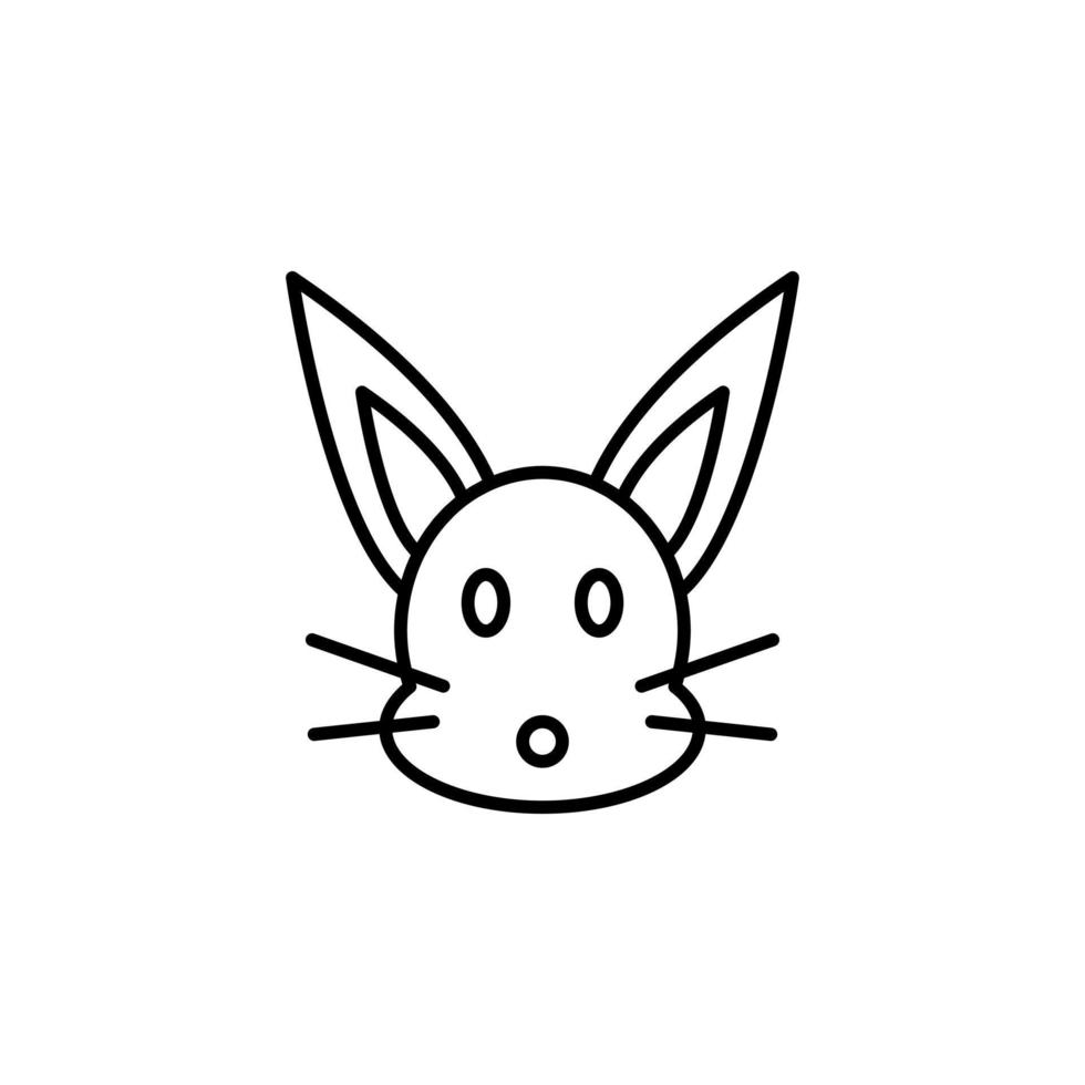 rabbit zodiac vector for website symbol icon presentation