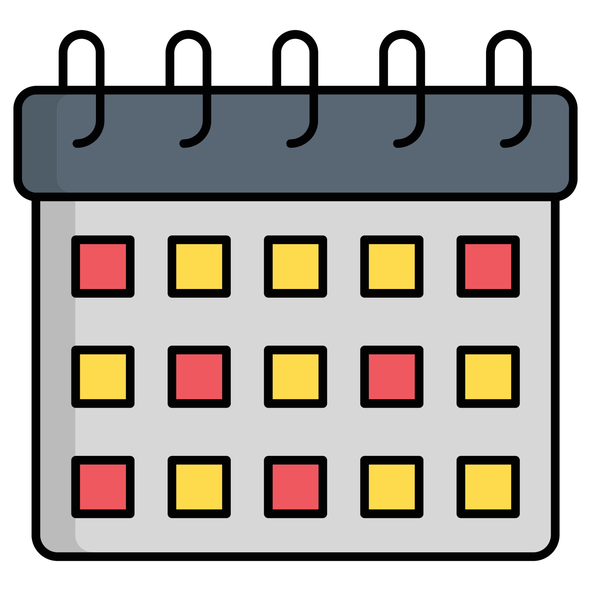 calendario que puede editar o modificar fácilmente 17063261 Vector en