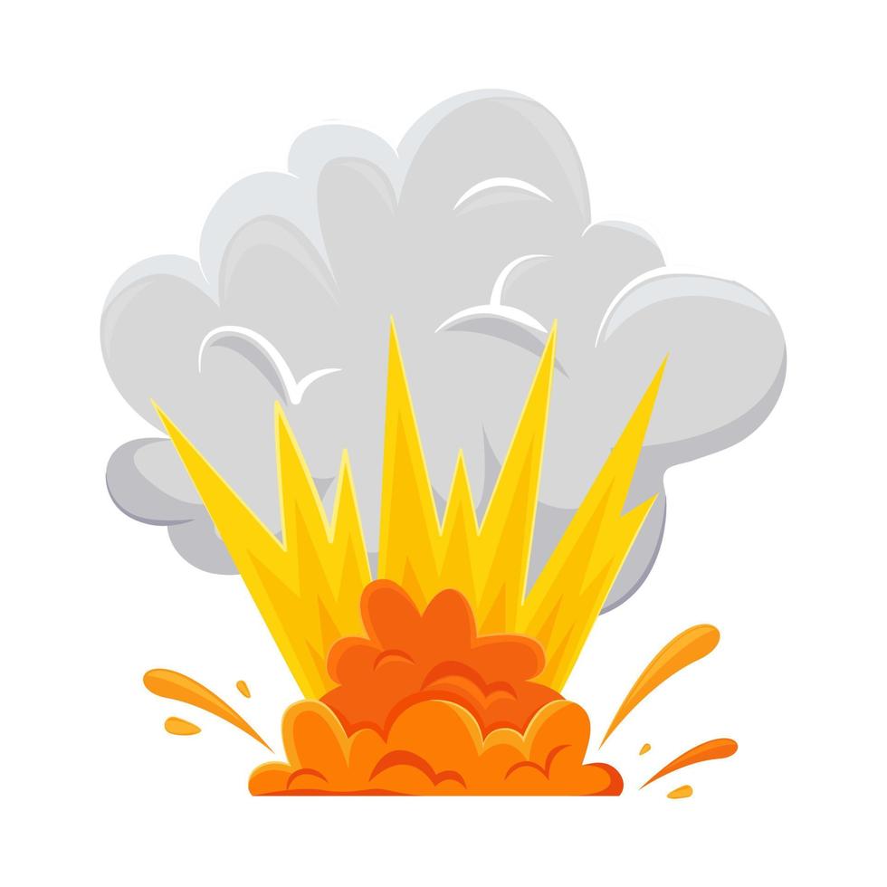 icono de nube de explosión vector