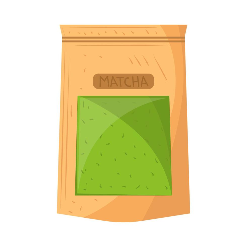 matcha product pack vector