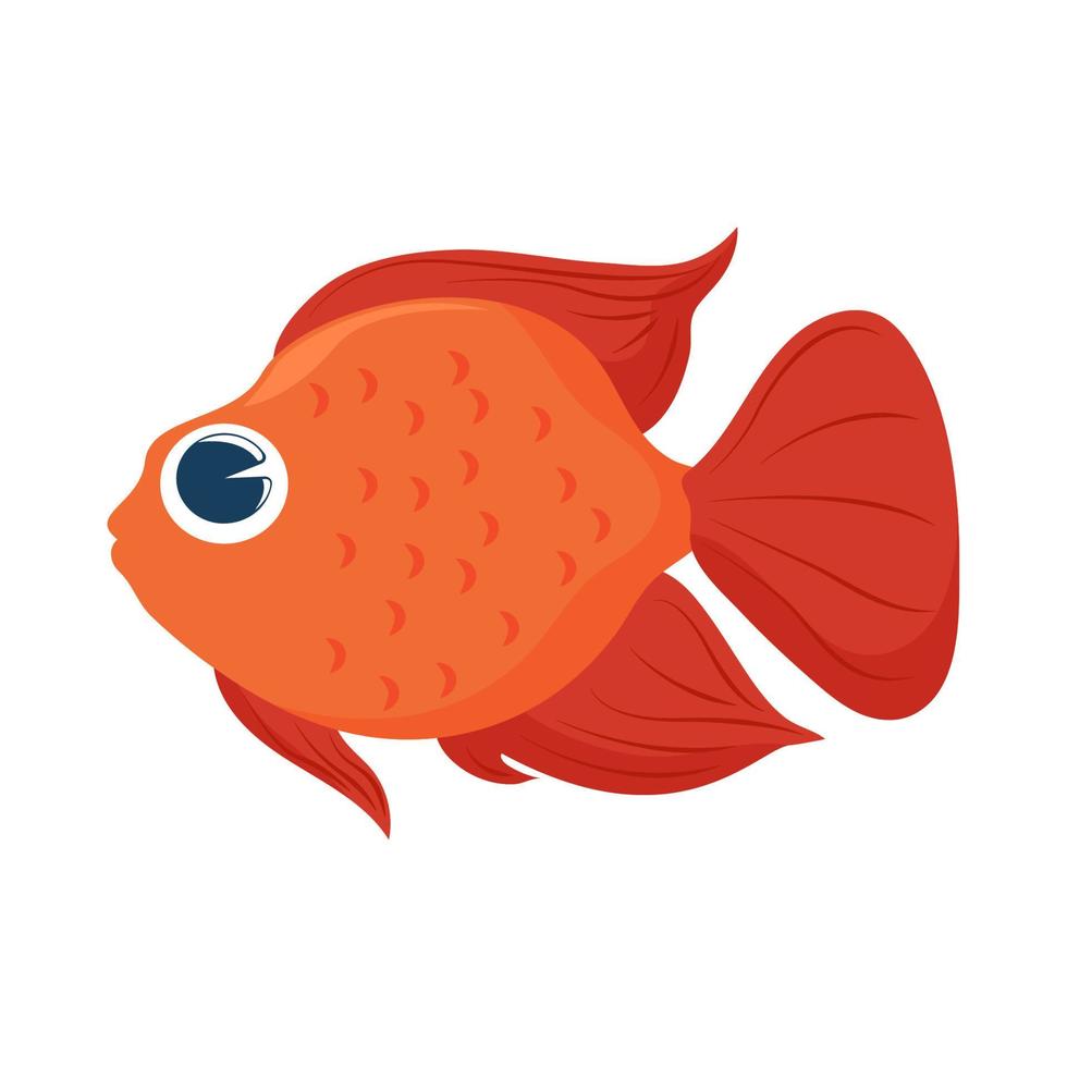 icono de vector de pescado