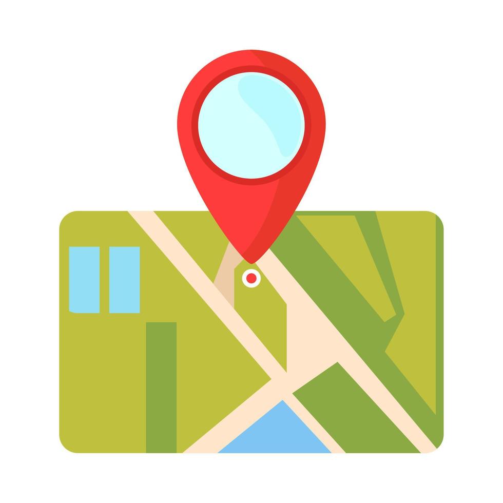 you are here map location vector