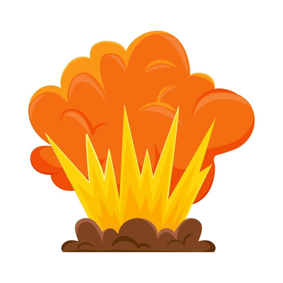 icono de peligro de explosión vector