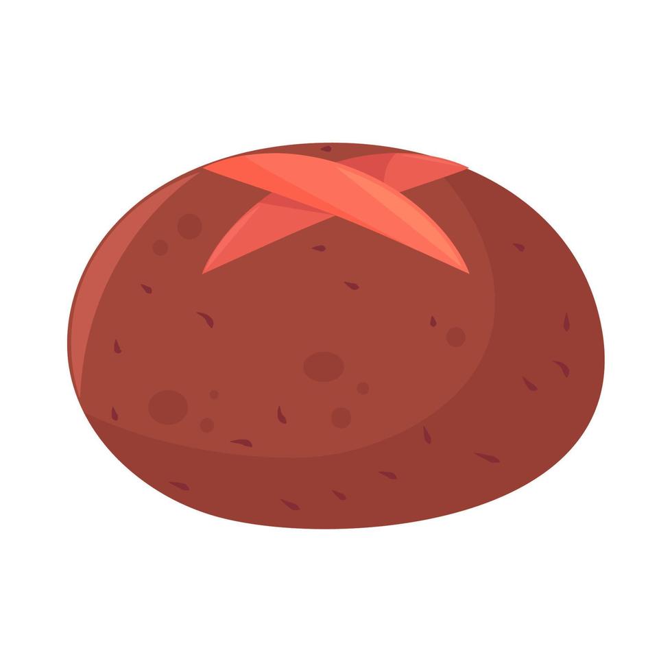 bread bun icon vector