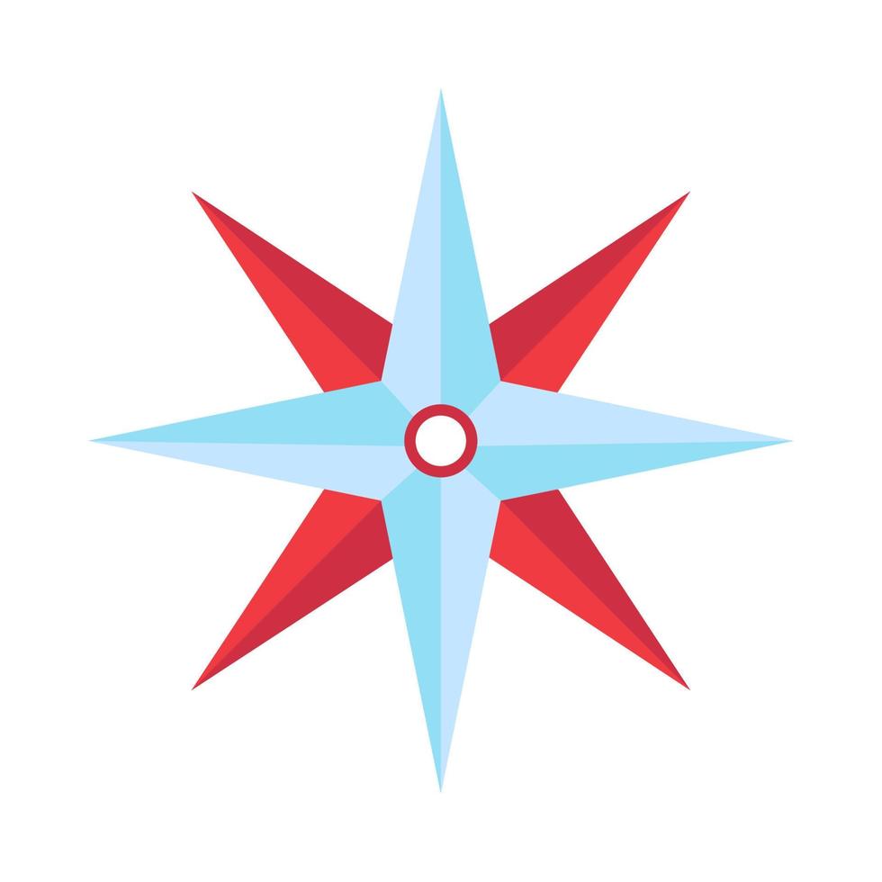 compass rose icon vector