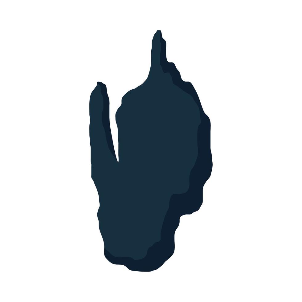 black paint brush vector