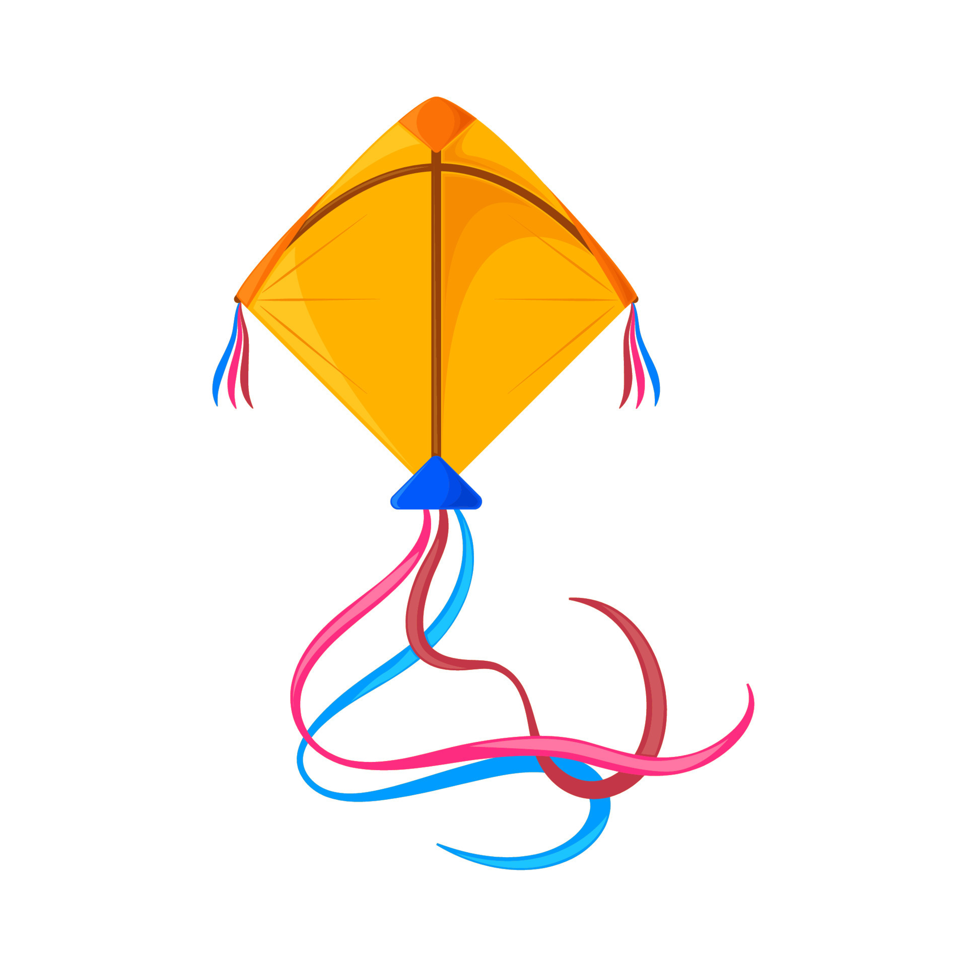 kite icon isolated 17063780 Vector Art at Vecteezy