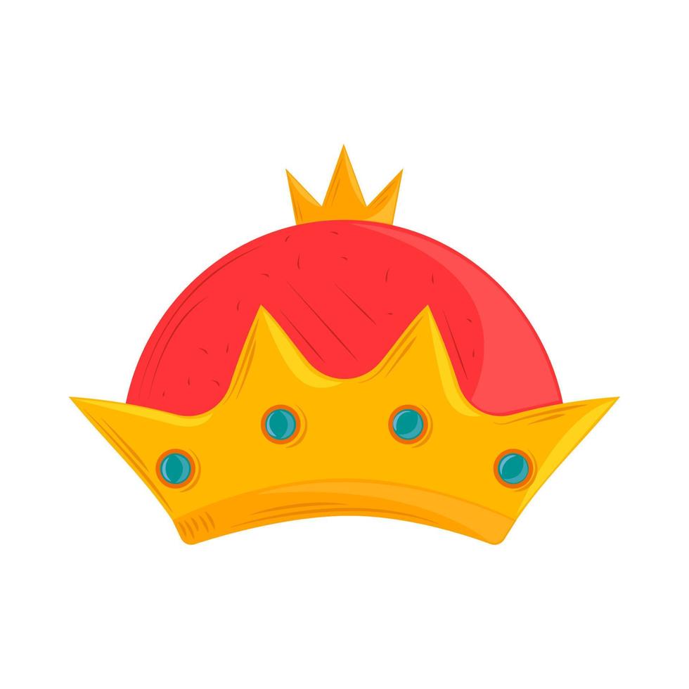 crown with gemstones vector