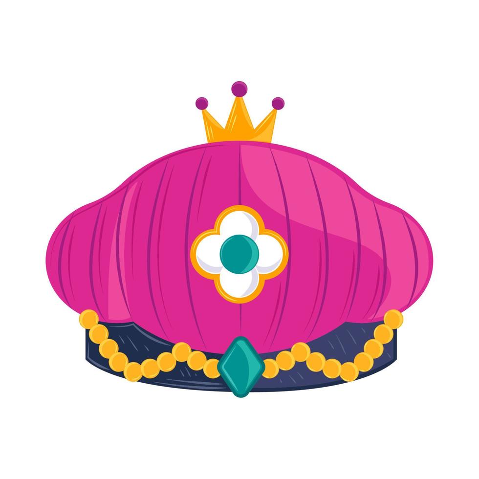 crown turban icon vector