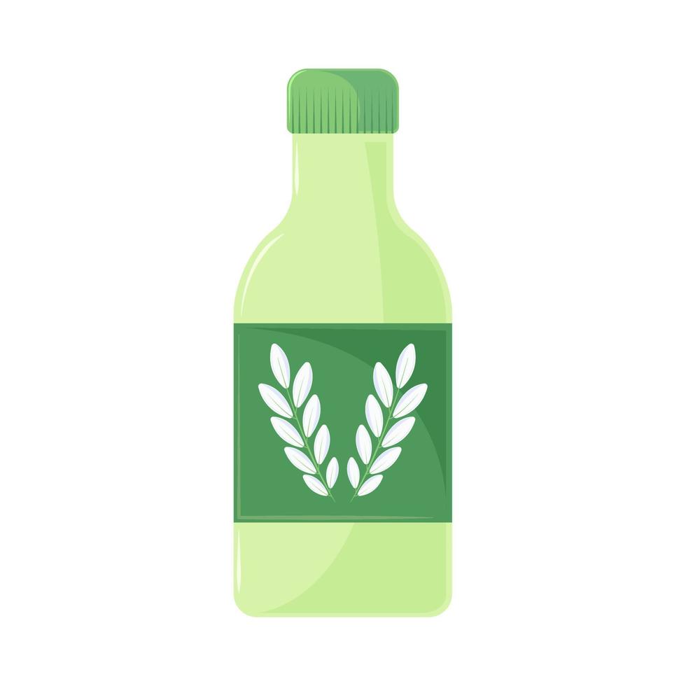 organic beverage bottle vector