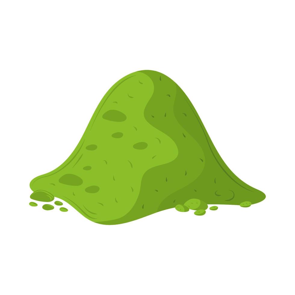 matcha powder icon vector