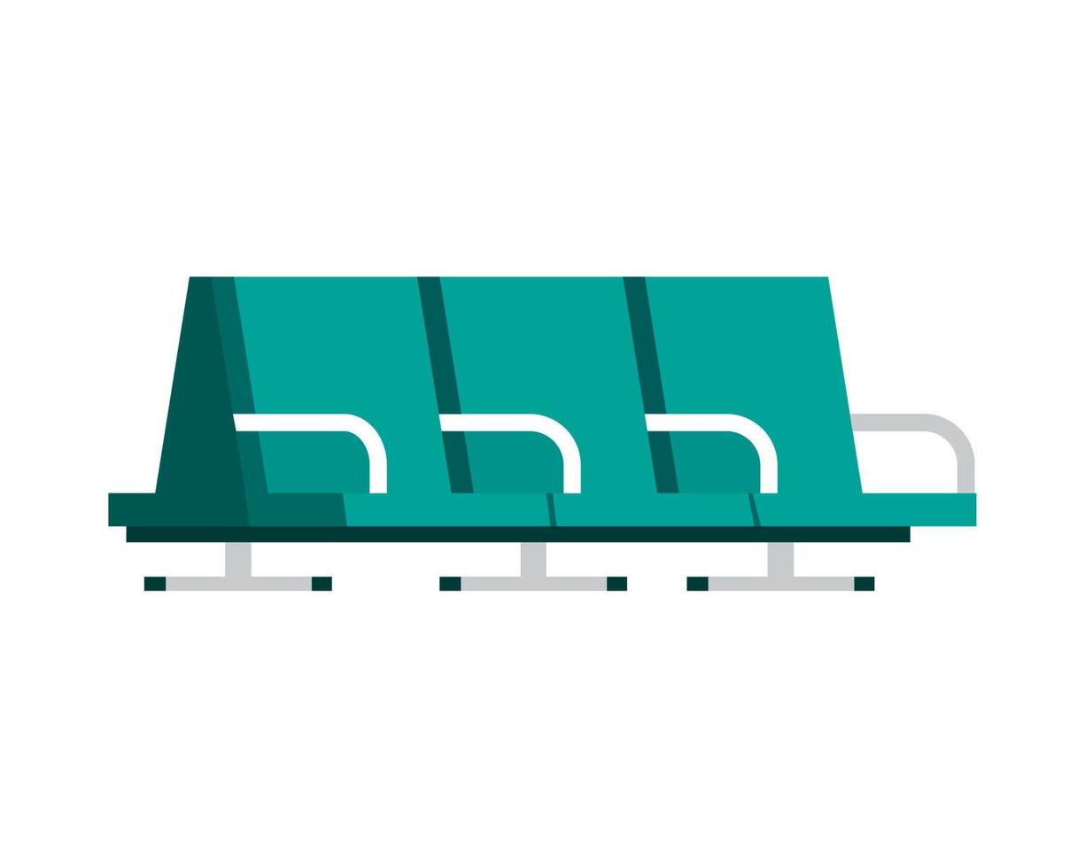 airport seats icon vector