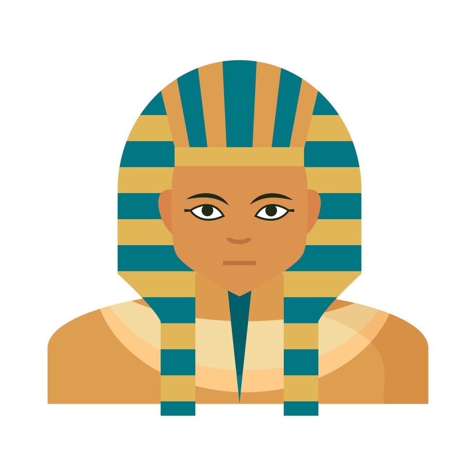 Egyptian tutankhamun statue vector