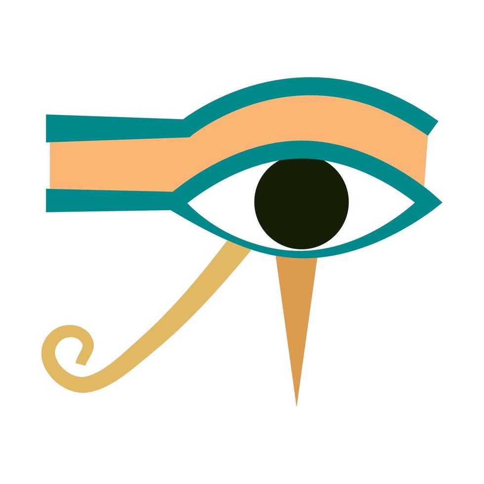 ojo de horus egipcio vector