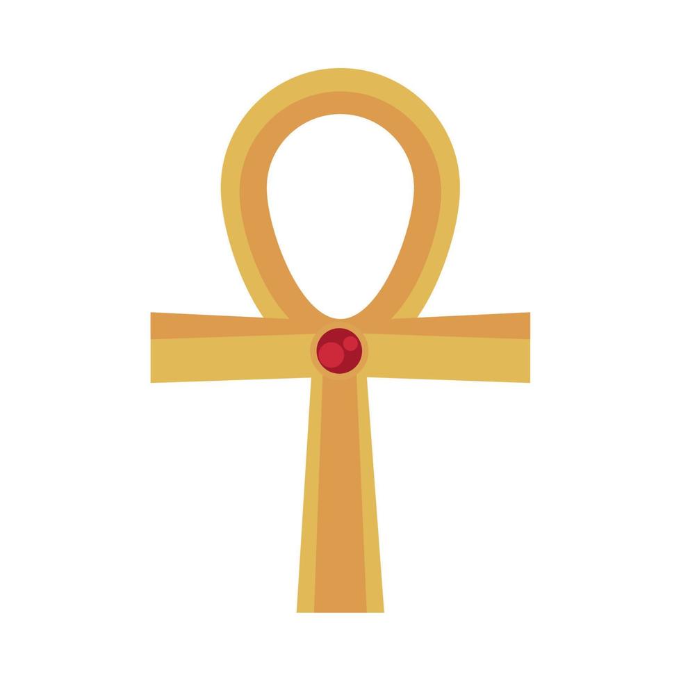 ankh Egyptian icon vector