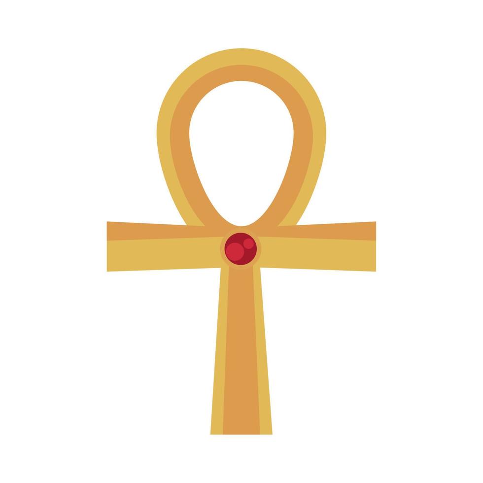 icono egipcio ankh vector