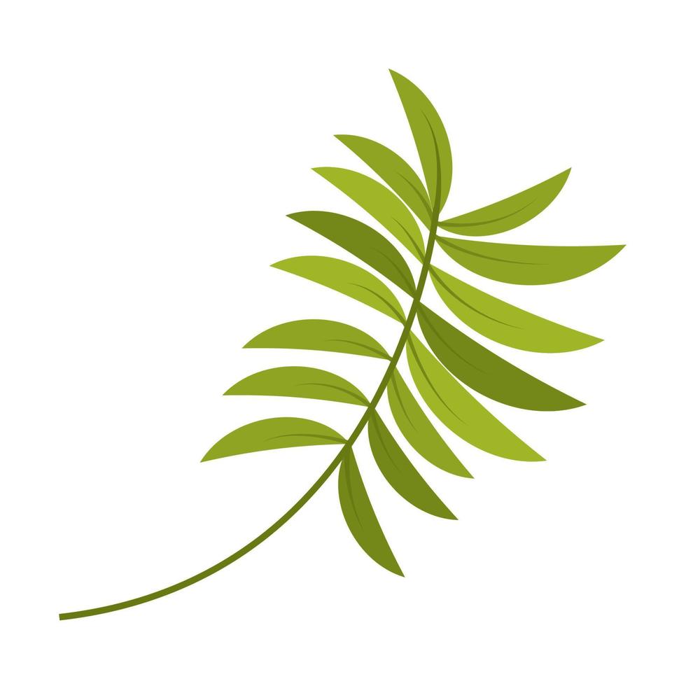 leaves branch icon vector