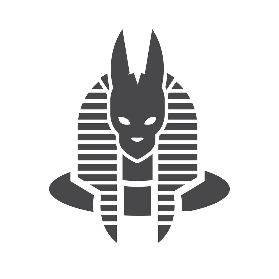 Egyptian anubis goddess vector