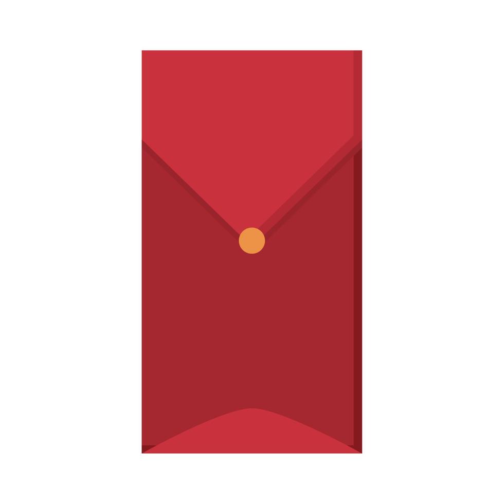 red envelope icon vector