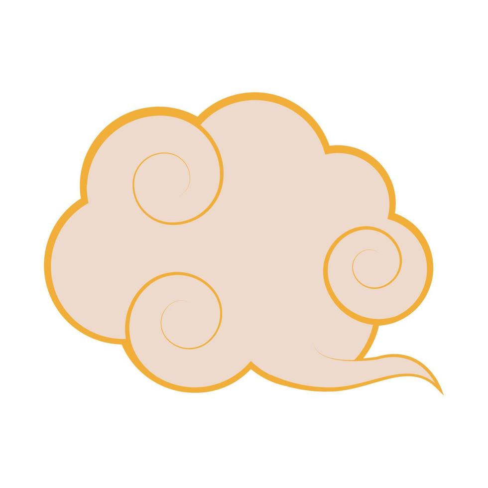 chinese cloud design vector