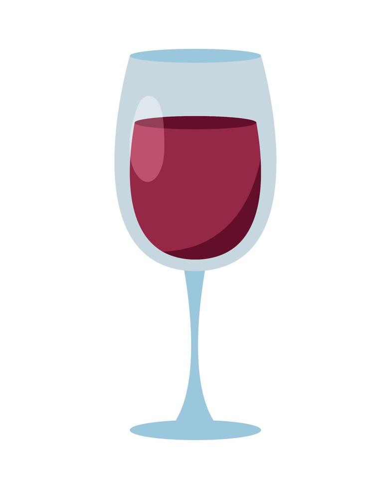 wine glass icon vector
